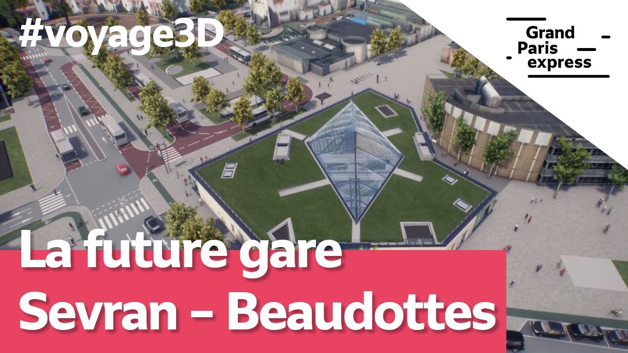 La future gare Sevran – Beaudottes