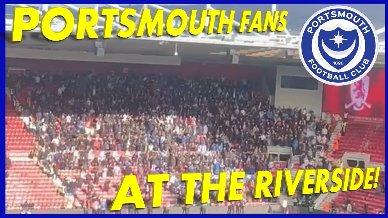 PORTSMOUTH FANS AFTER WINNING 1-0 AWAY AT MIDDLESBROUGH! | BORO 0-1 PORTSMOUTH