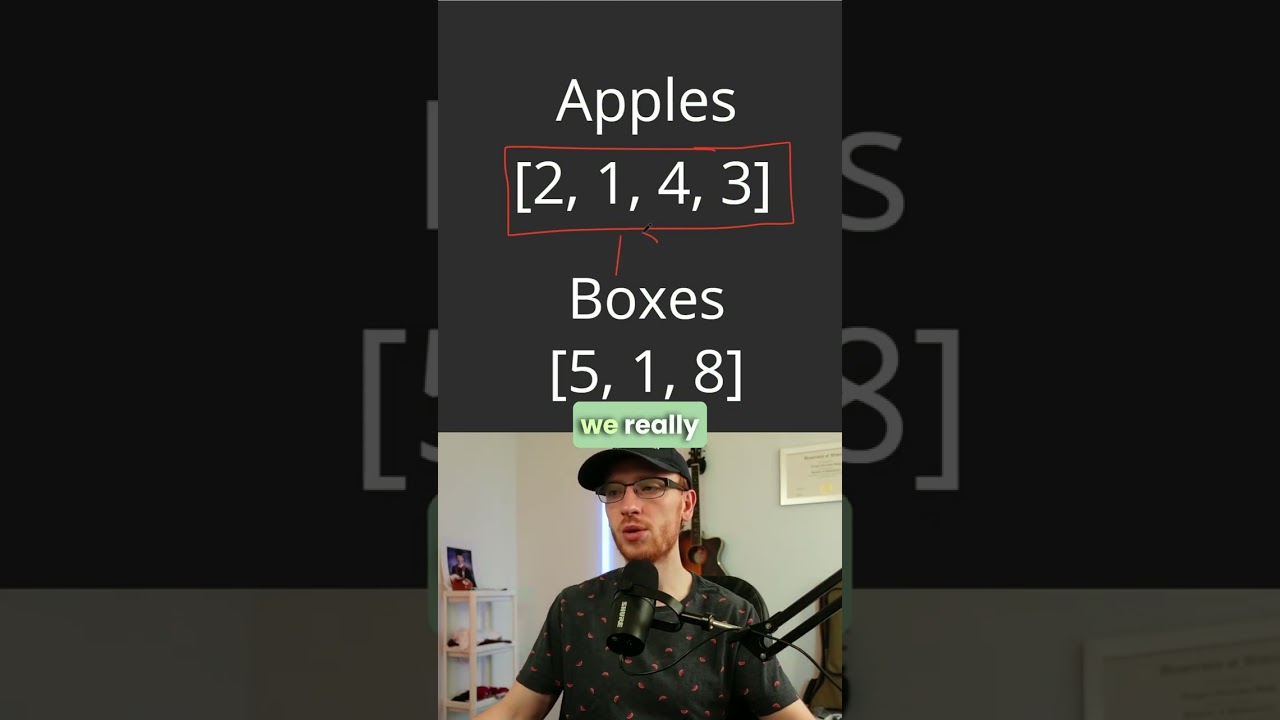 Apple Coding Interview Question - Apple Redistribution into Boxes