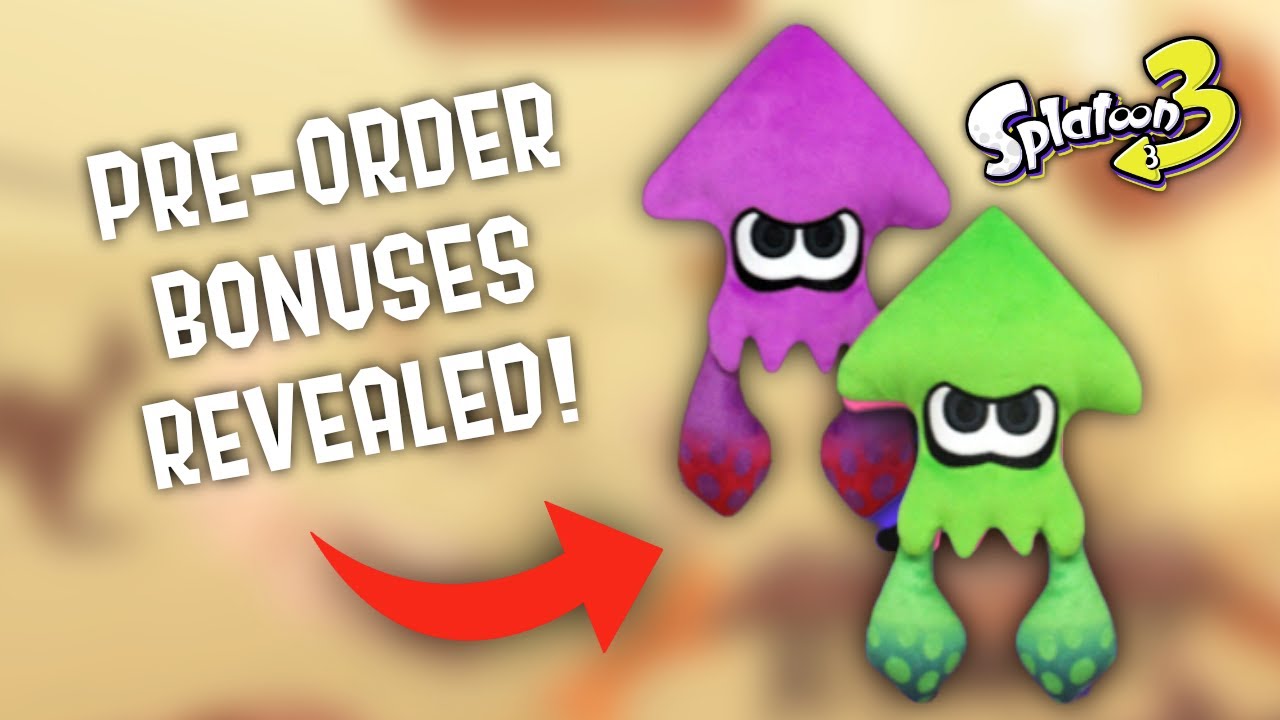 New Splatoon 3 PREORDER BONUSES Revealed!
