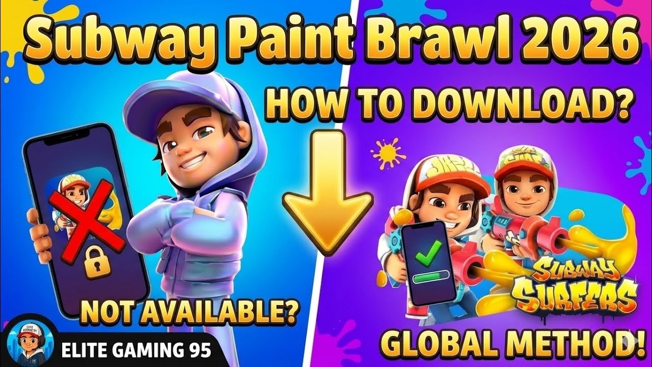 How to Download Subway Paint Brawl City 2026! (Step-by-Step Guide for Any Country)
