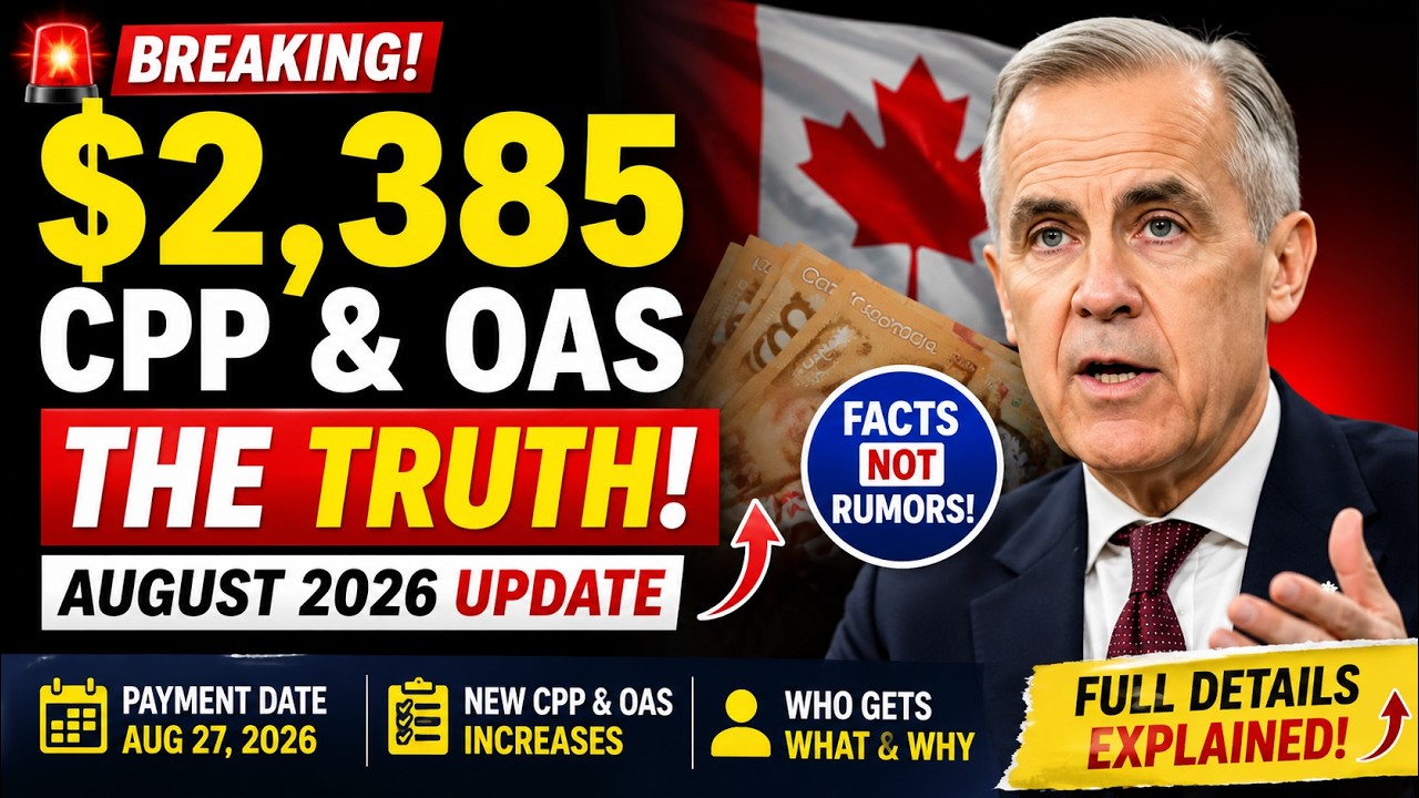 💰🇨🇦 BREAKING: The Truth About the $2,385 CPP & OAS Payment | August 2026 Update Explained!