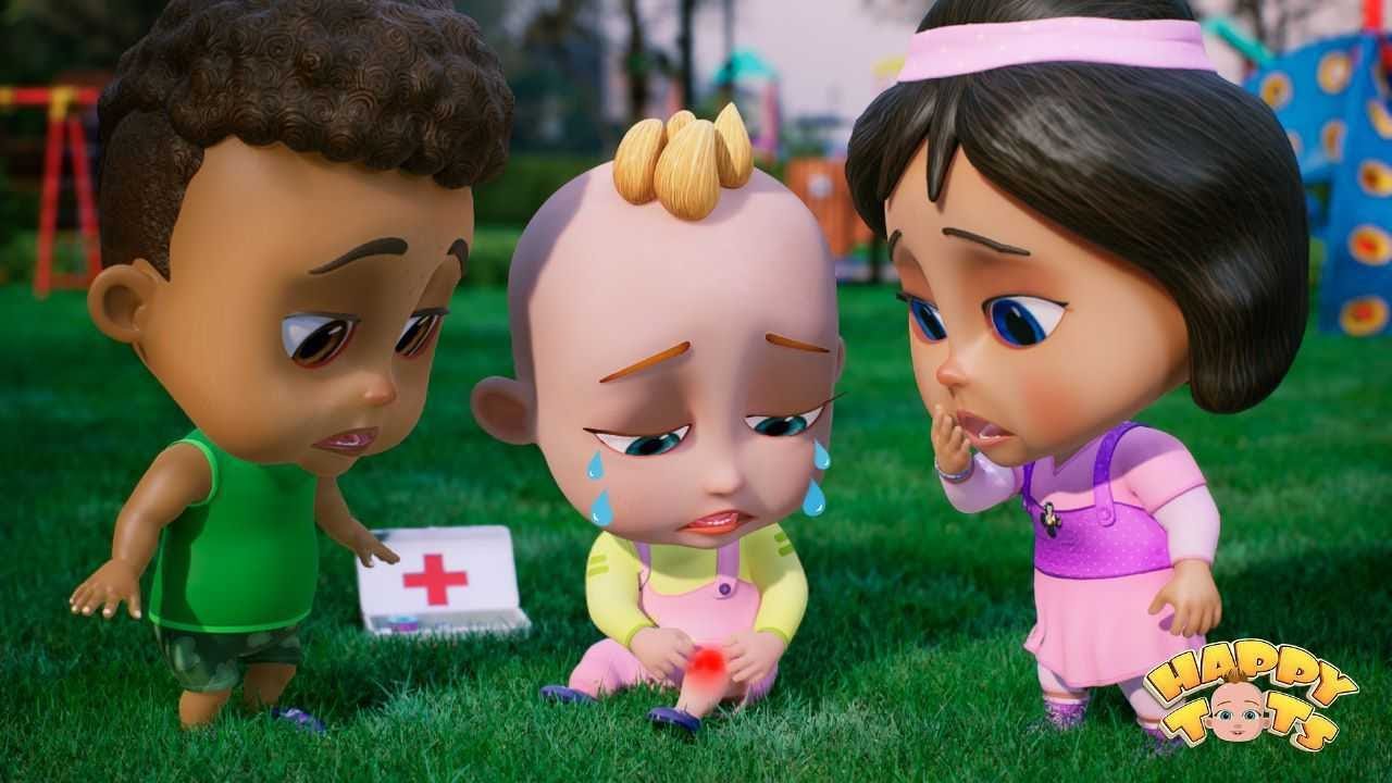 Boo Boo Song For Babies | Nursery Rhymes & Kids Songs | Happy Tots