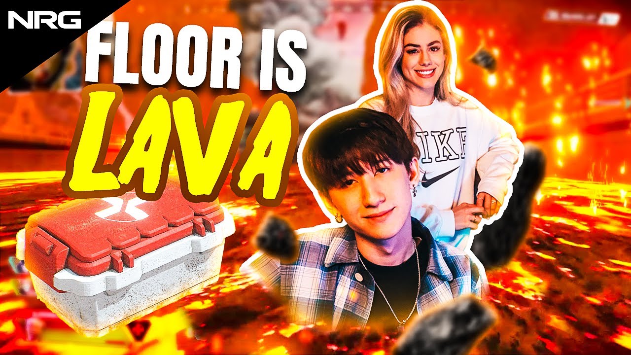 The Floor is Lava Challenge w/ aceu & LuluLuvely