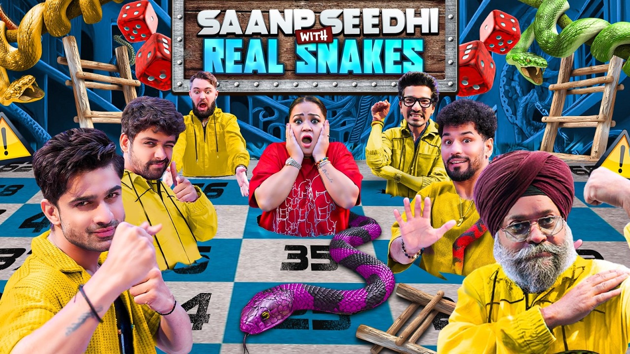 Saap Seedhi With Real Snakke..🐍😱
