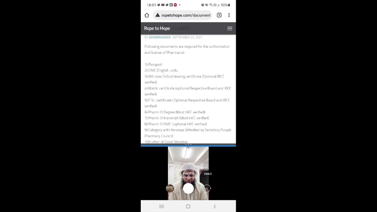 Norway Pharmacist Documents Video 2, Verification Requirements  by Raja Gee