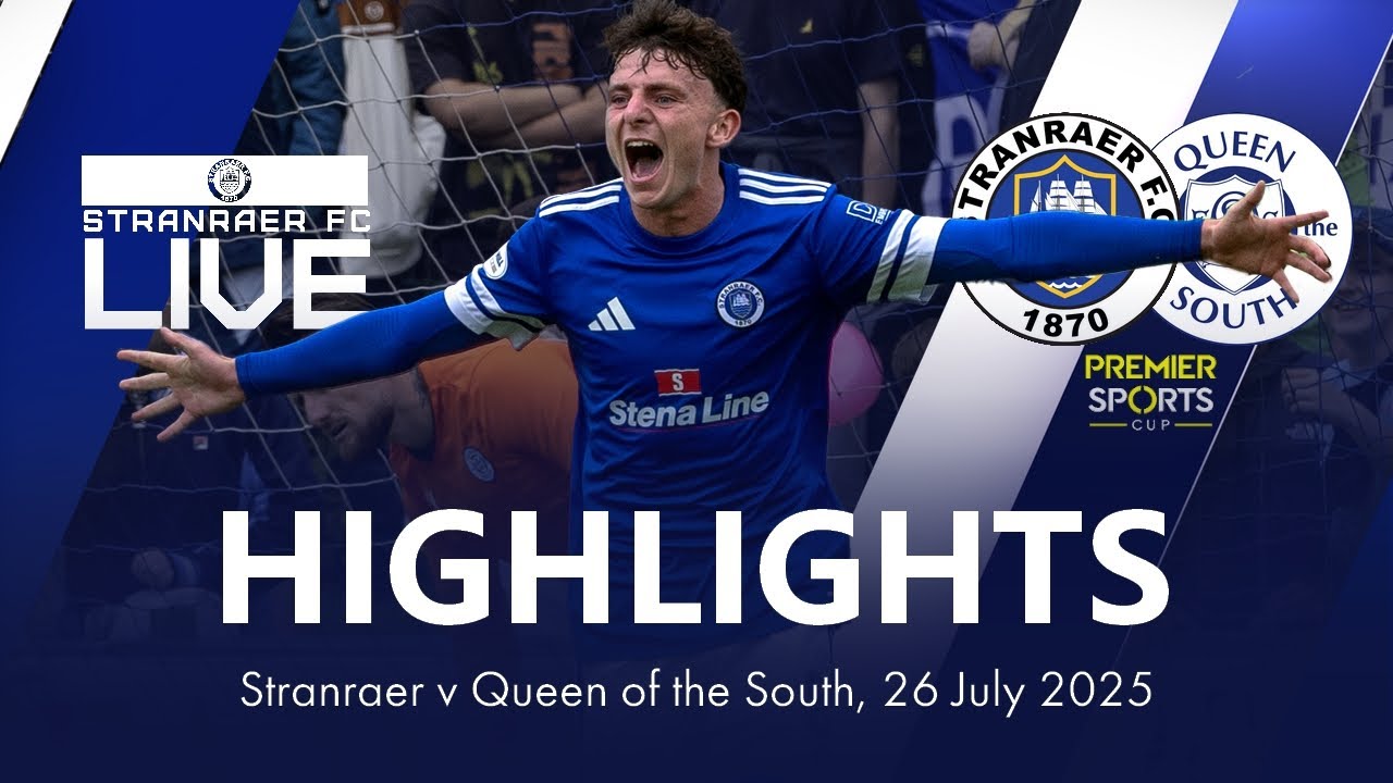Highlights | Stranraer 1-0 Queen of the South, 26 July 2025