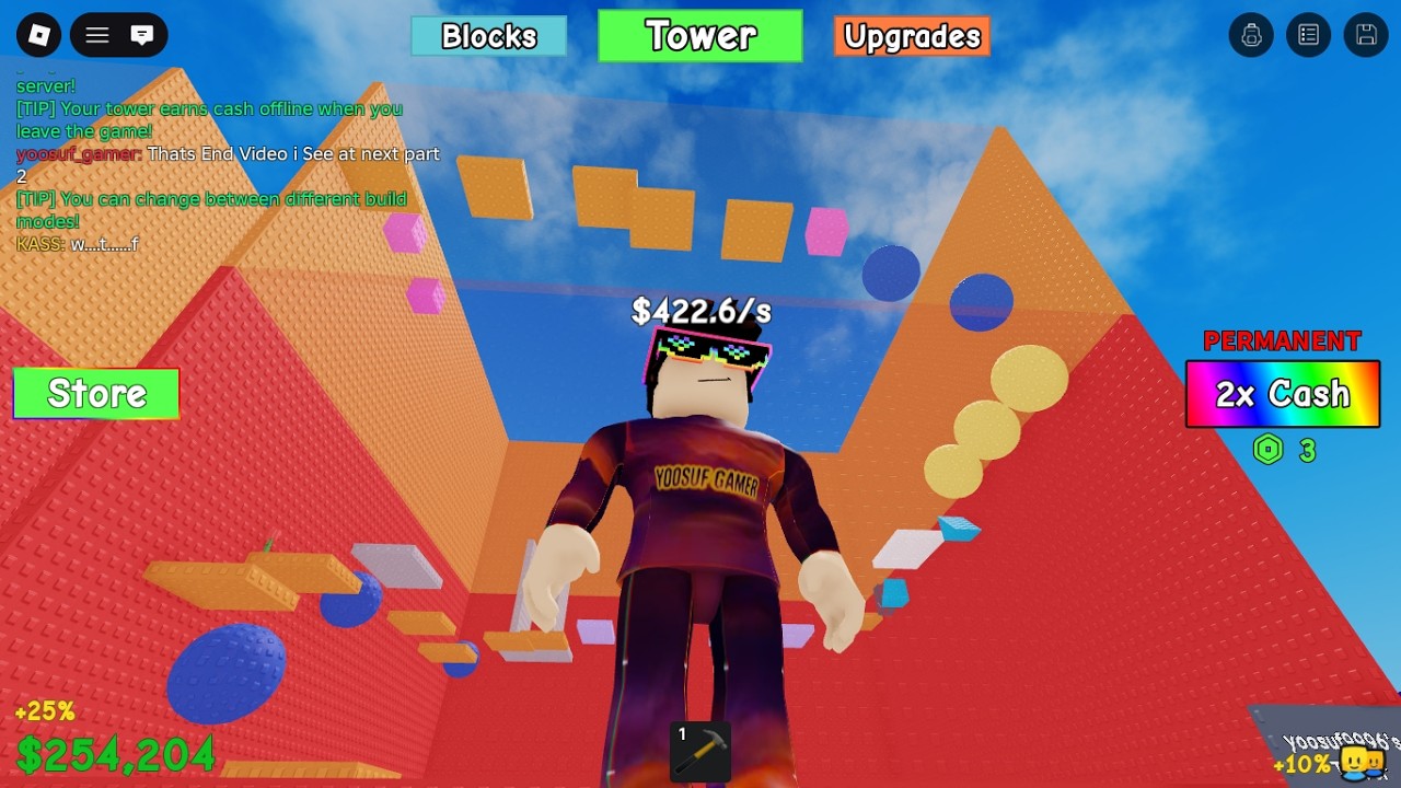 Making Obby in build a Tower (Part 1 )