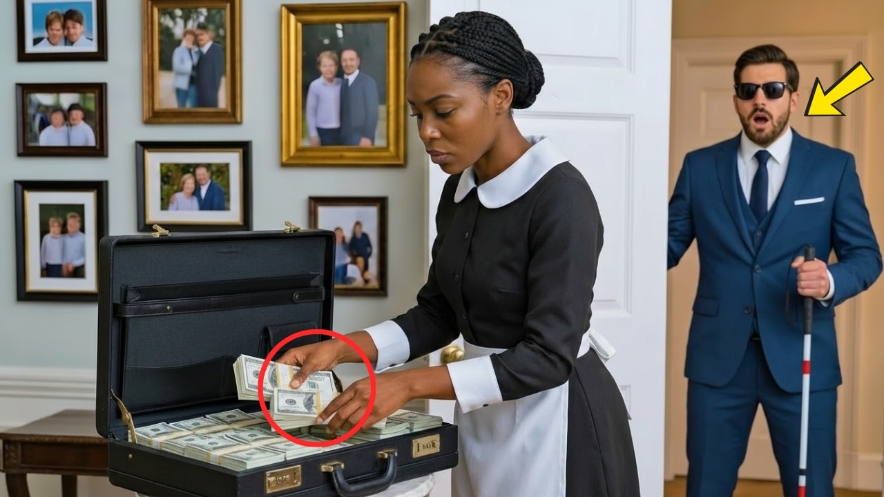 Billionaire Pretends To Be Blind To Test His New Black Maid — What She Did Was Shocking