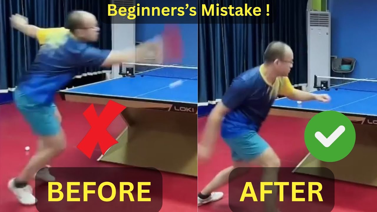 Every new table tennis player must fix this mistake