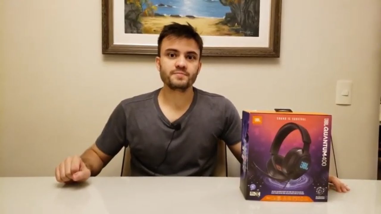 JBL Quantum 400 Unboxing e Análise (Teste Microfone, RGB e Quantum Engine)