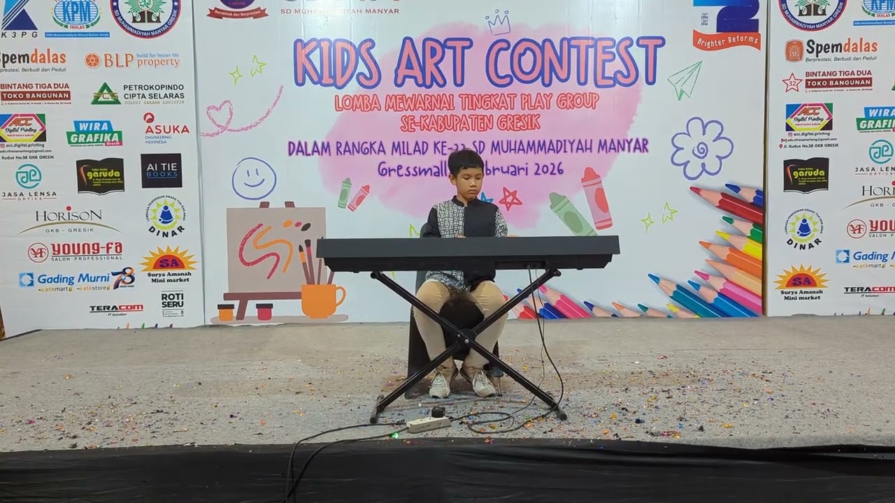 Rayhan Perform Piano di Gress Mall Februari 2026