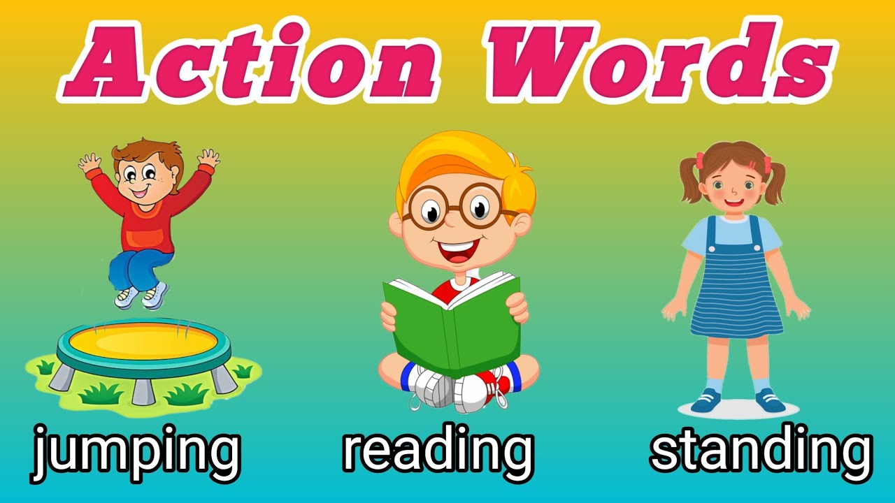 Daily Routine Action Words||Action Words For Beginners with pictures || @kidslearningplanet
