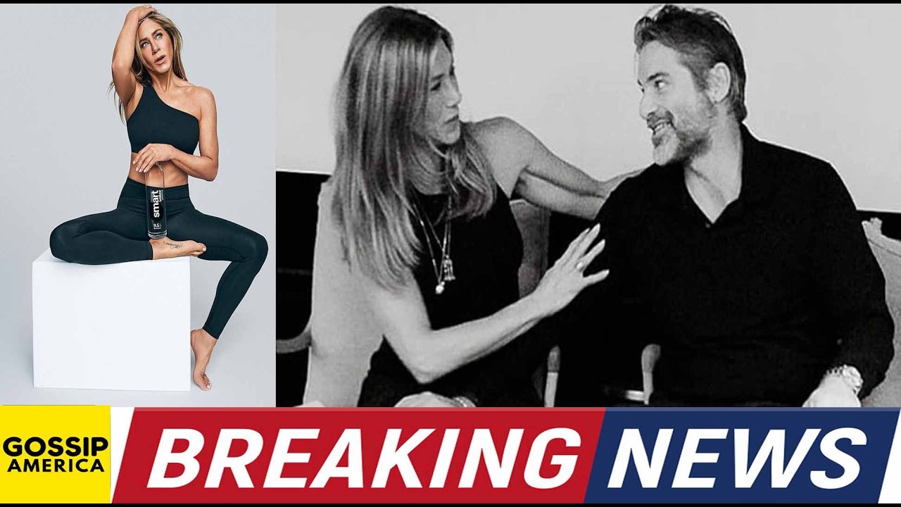 Jennifer Aniston's boyfriend Jim Curtis is VERY attentive at secret shoot as they kiss and use.....!