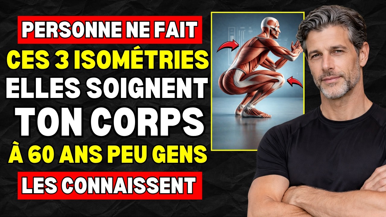 3 exercices isométriques puissants pour +60 ans : force et équilibre à la maison