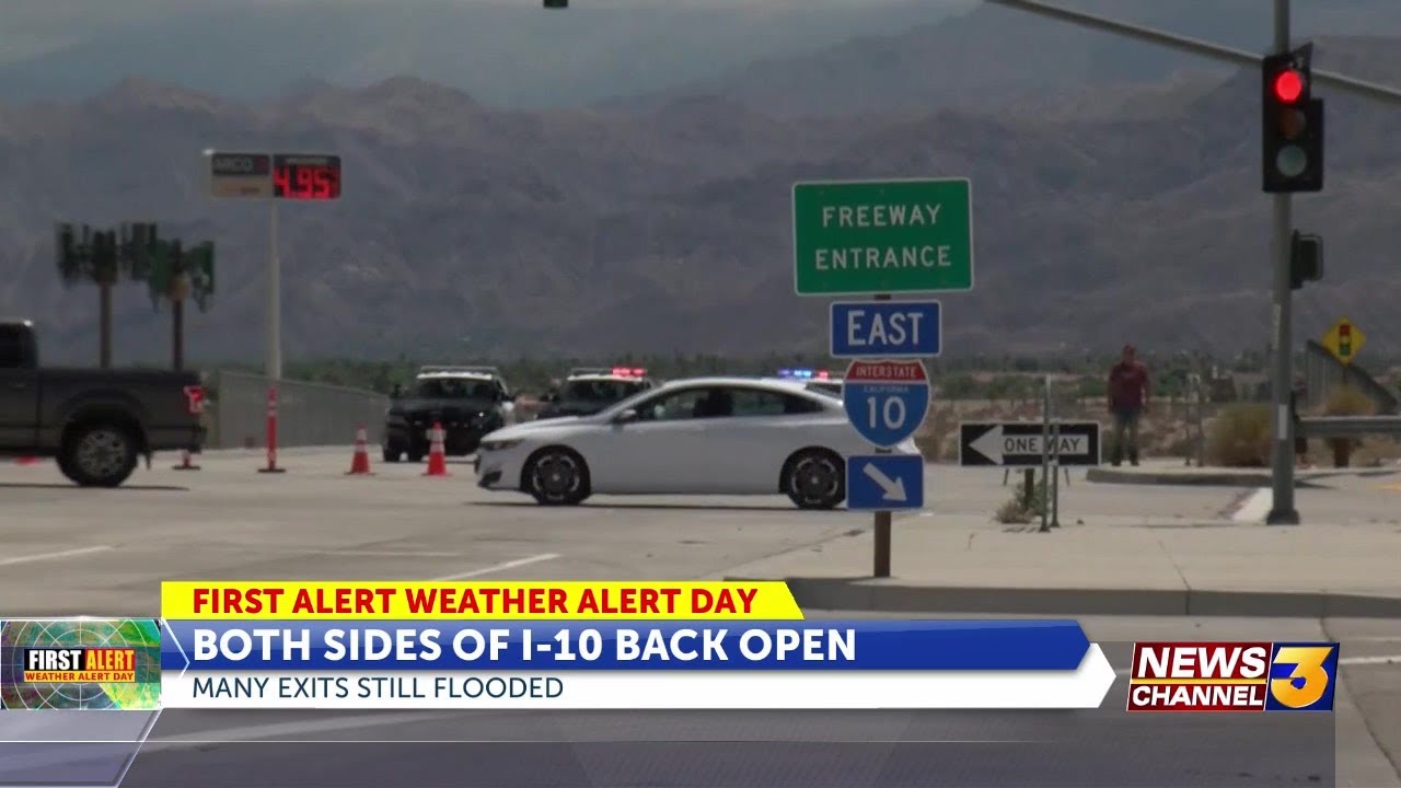 Both sides of Interstate 10 back open in the Coachella Valley