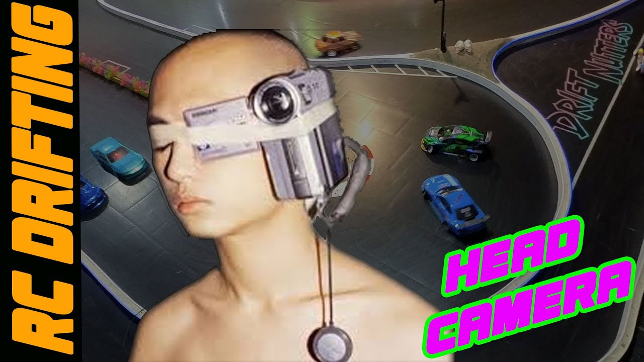 RC Drifting with headcam at Drift nutters Drift Club