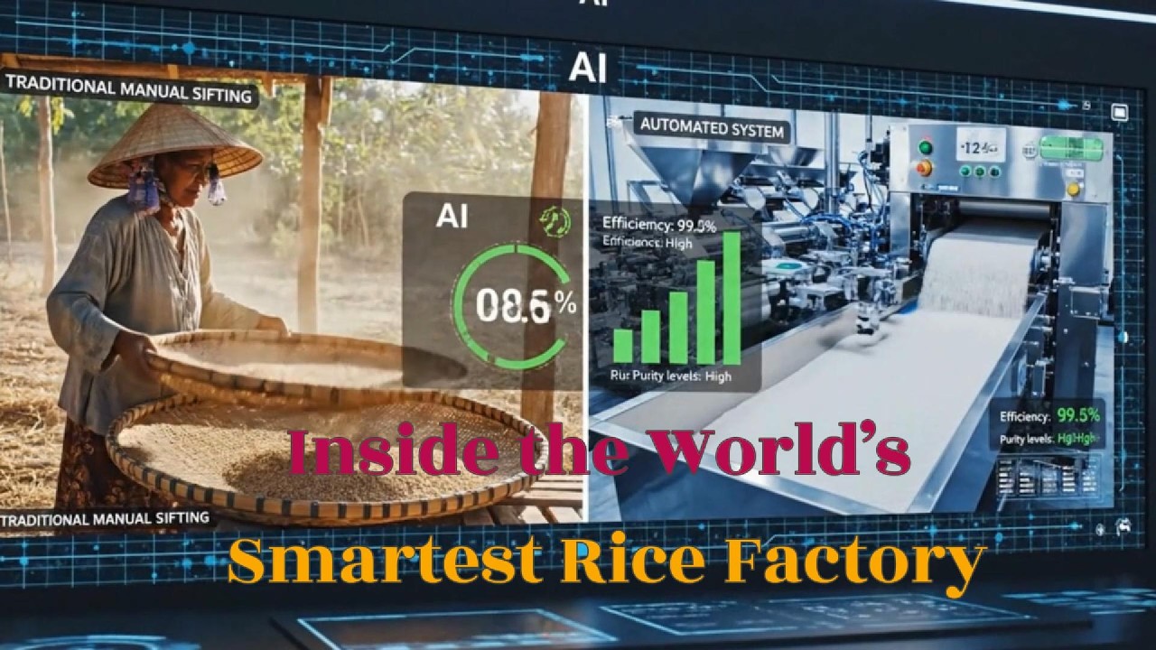 Inside the World’s Smartest Rice Factory: Advanced AI Vision & Robotics