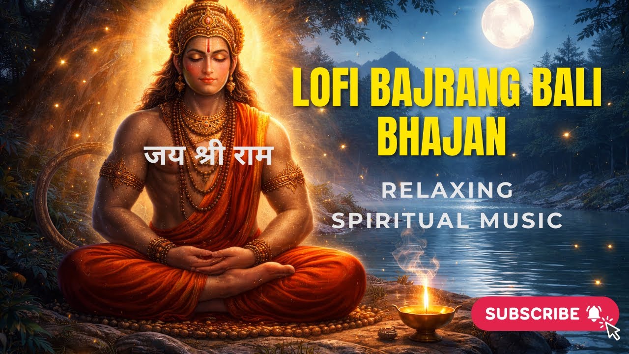 शांति की लहर: हनुमान लोफी | Bajrang Bali Lofi Chant | Stress Relief & Inner Calm
