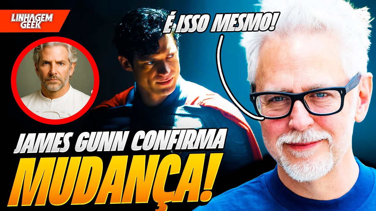 PERIGOSO! JAMES GUNN CONFIRMA DESTRUIÇÃO DO CÂNONE DO SUPERMAN!