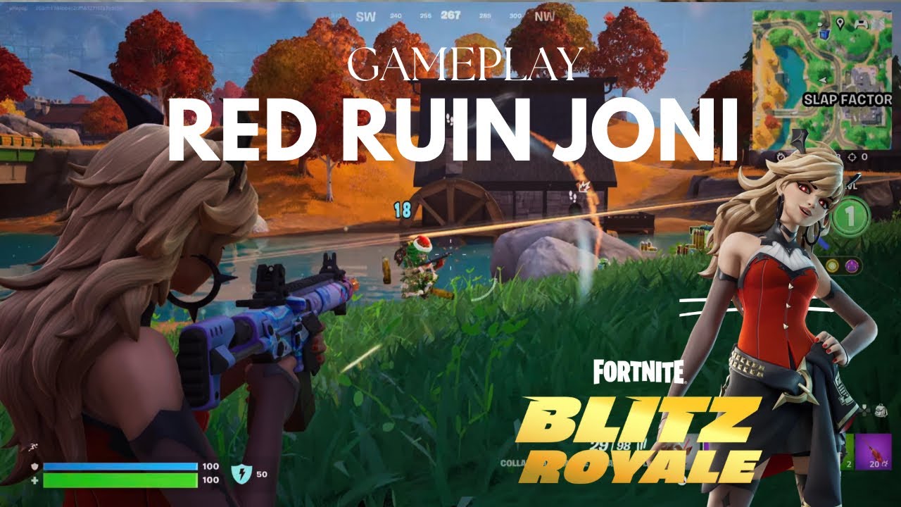 Red Ruin Joni Fortnite Gameplay | Blitz Royale 
