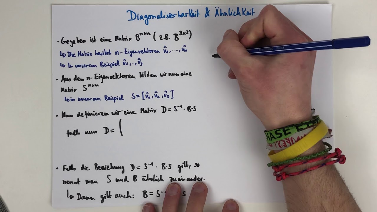 Diagonalisierbarkeit & Ähnlichkeit | Höhere Mathematik