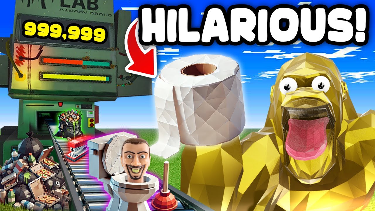 I Duplicated EVERY TRASH ITEM with the DUPLICATION MACHINE! (Animal Company VR)