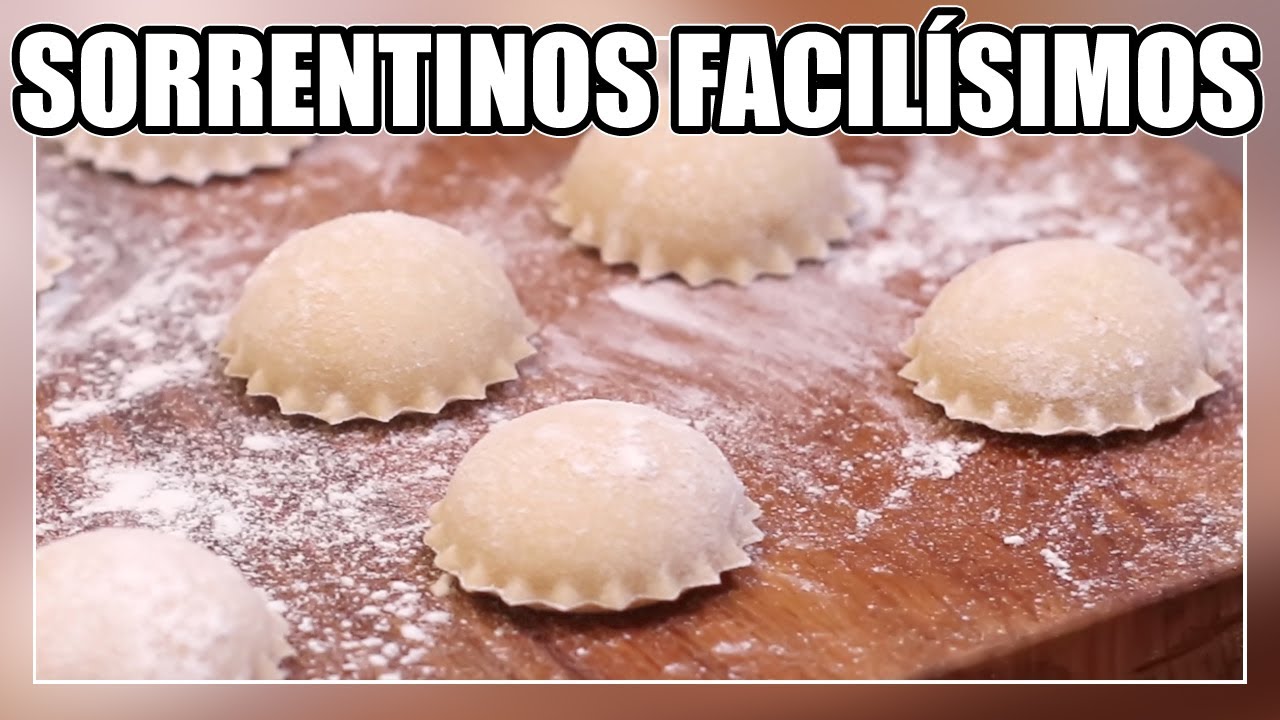 Cómo hacer SORRENTINOS de QUESOS y NUEZ | FACILÍSIMOS y DELICIOSOS