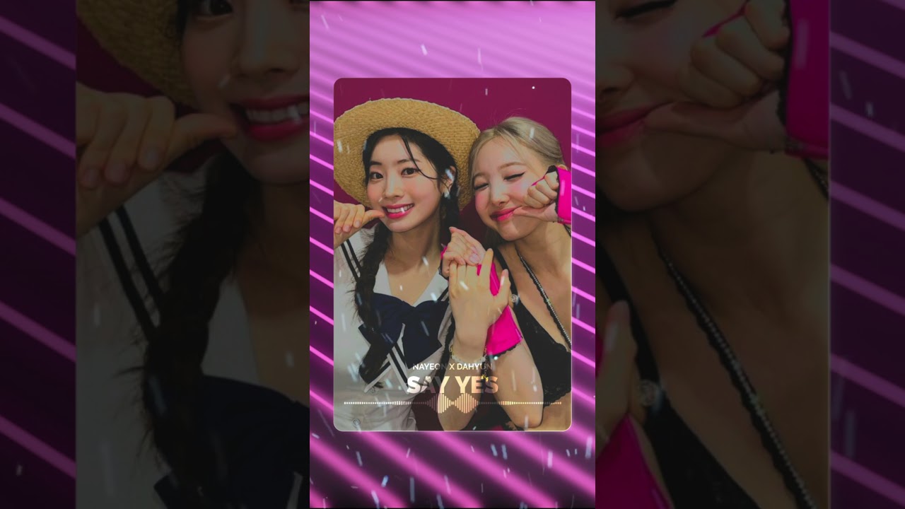 twice nayeon and dahyun sing say yes - loco (a.i. cover)