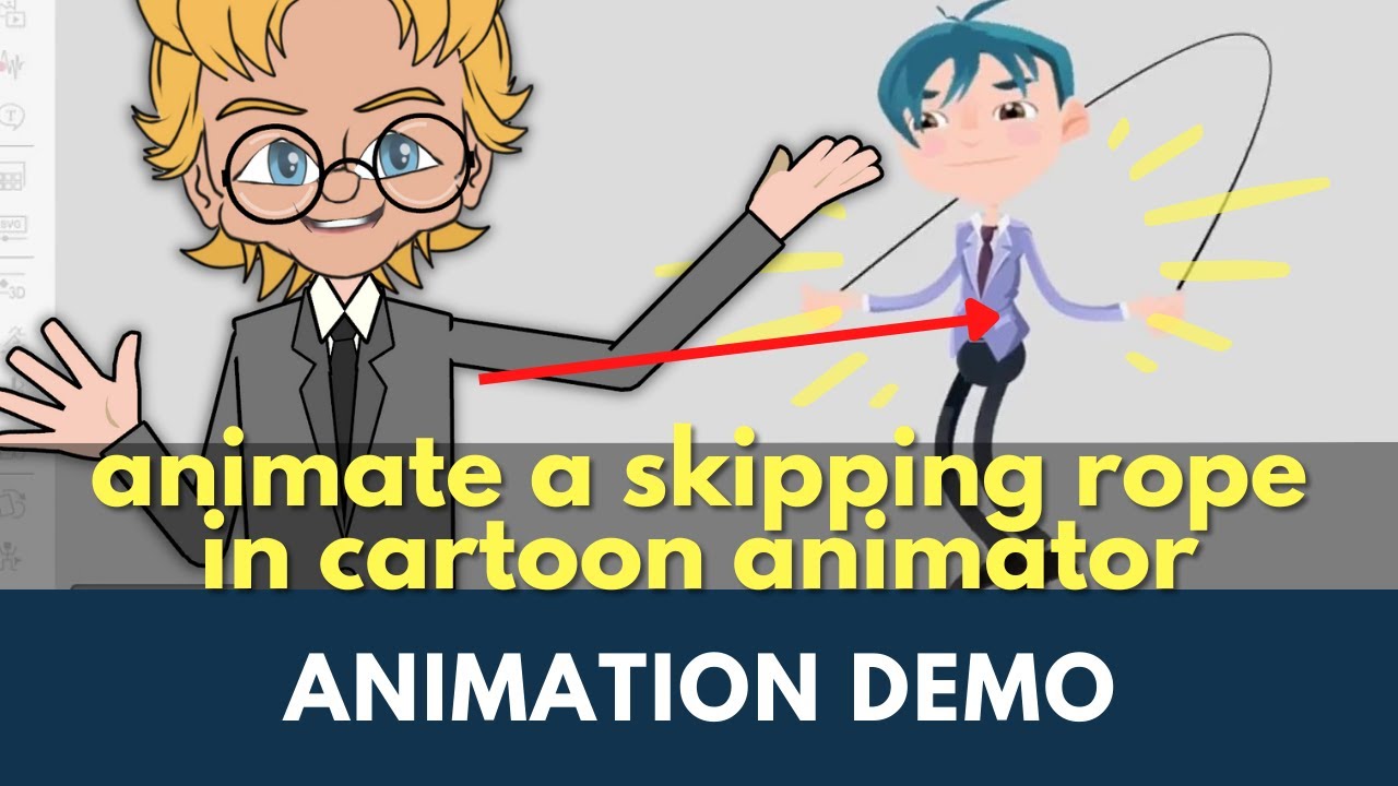 How to Animate a Skipping Rope in Reallusion's Cartoon Animator Using Prop Deform