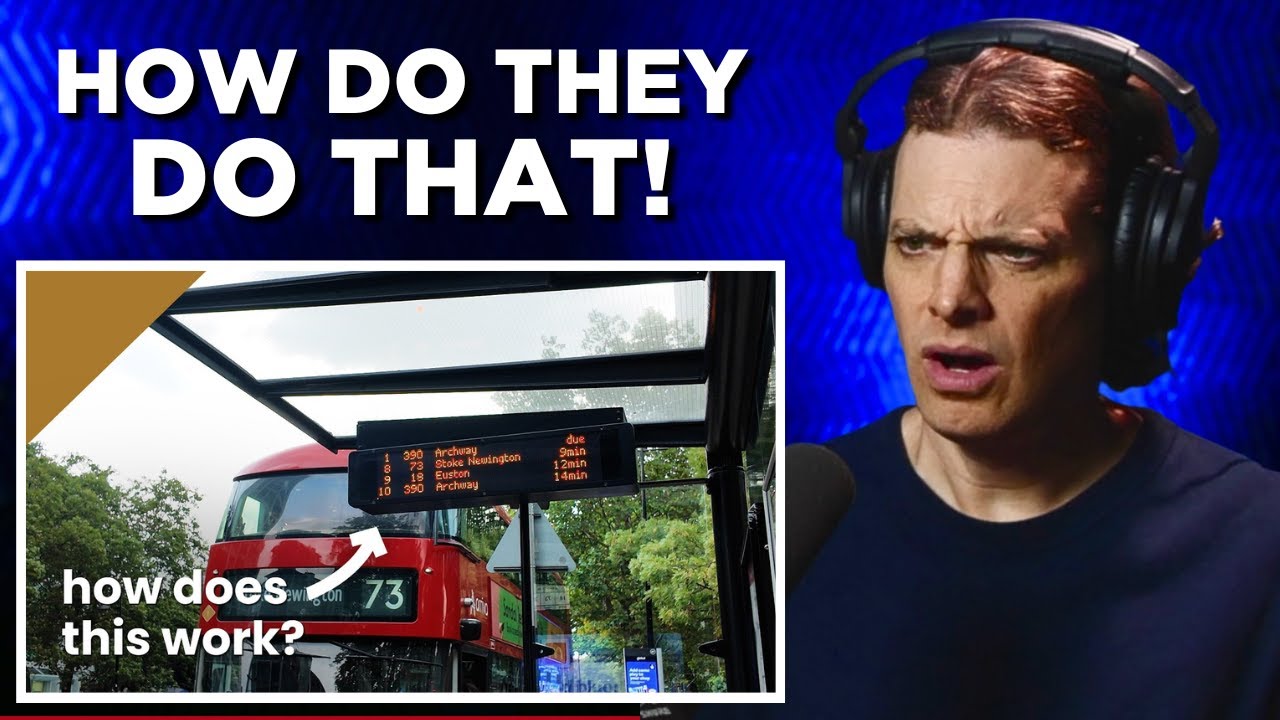 American Reacts to London's Bus System!