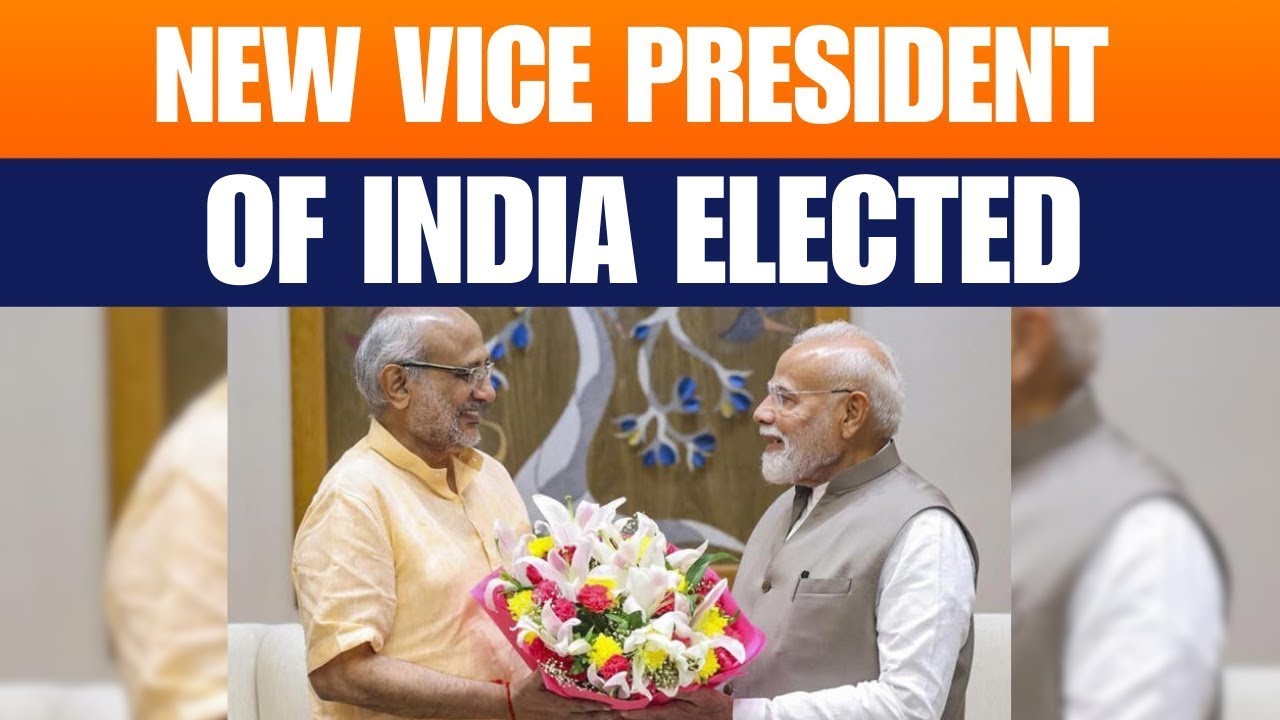CP Radhakrishnan Elected 15th Vice President of India | NDA Wins with 452 Votes