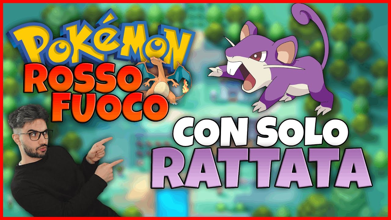 Puoi FINIRE POK&Eacute;MON ROSSO FUOCO con solo RATTATA? - Pok&eacute;mon Challenge ITA