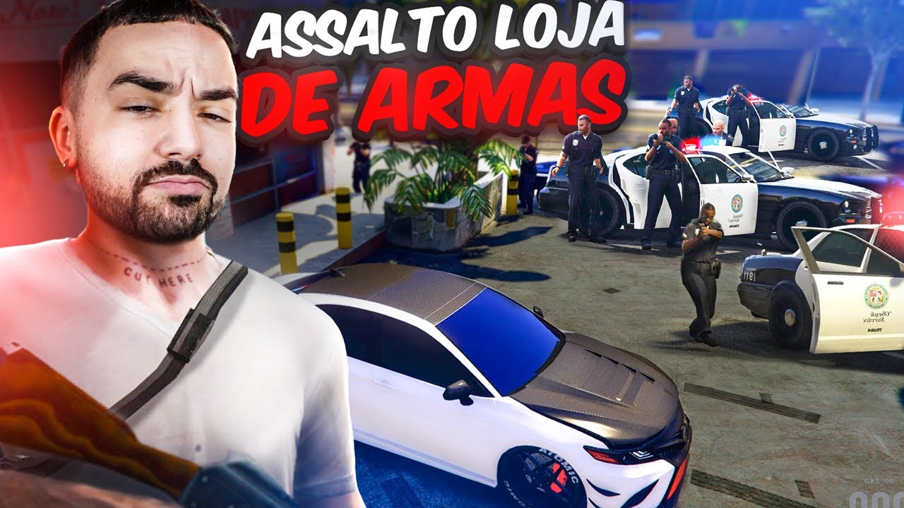 FIZ um ASSALTO à LOJA DE ARMAS e dei a REAL FUGA !