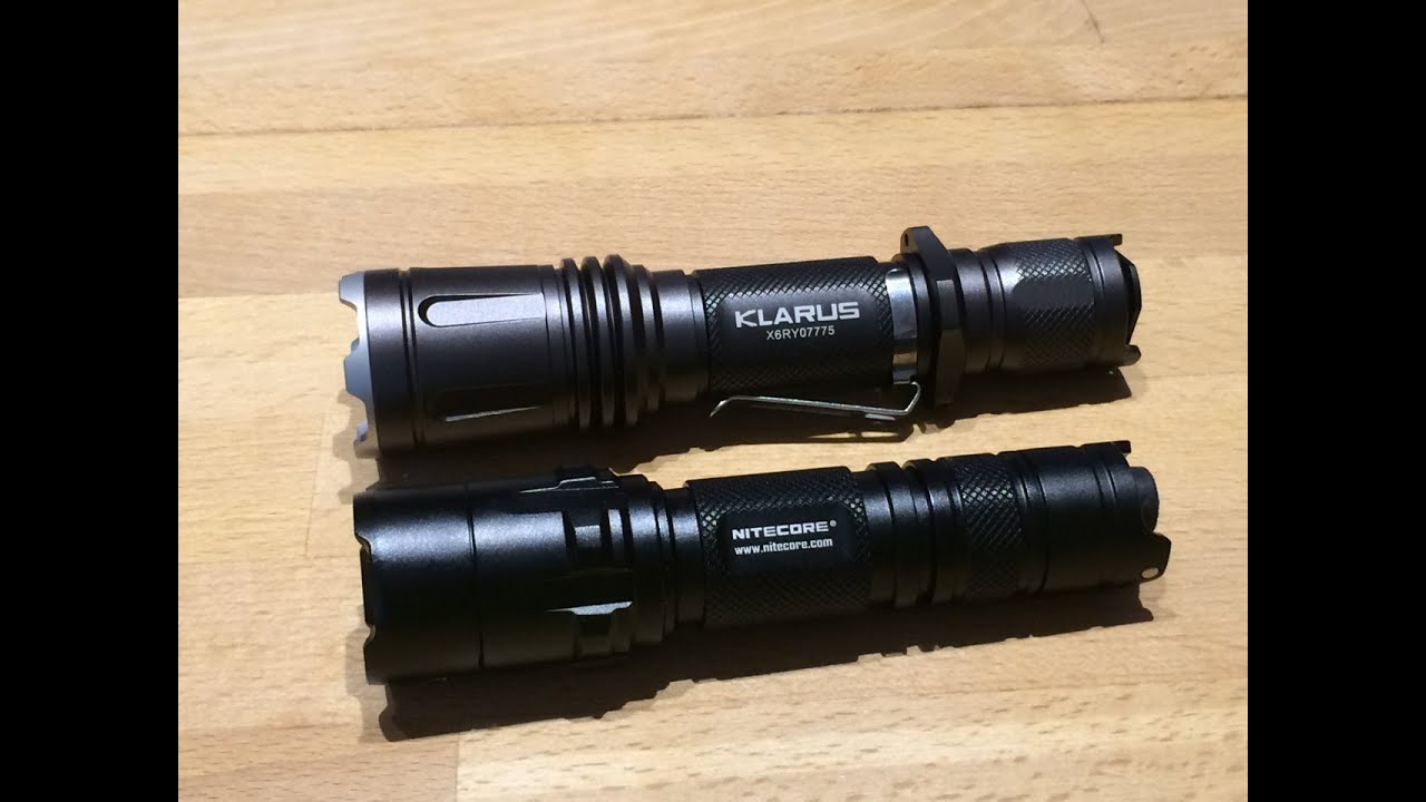 Nitecore P20 vs. Klarus XT11 mit ready Strobe