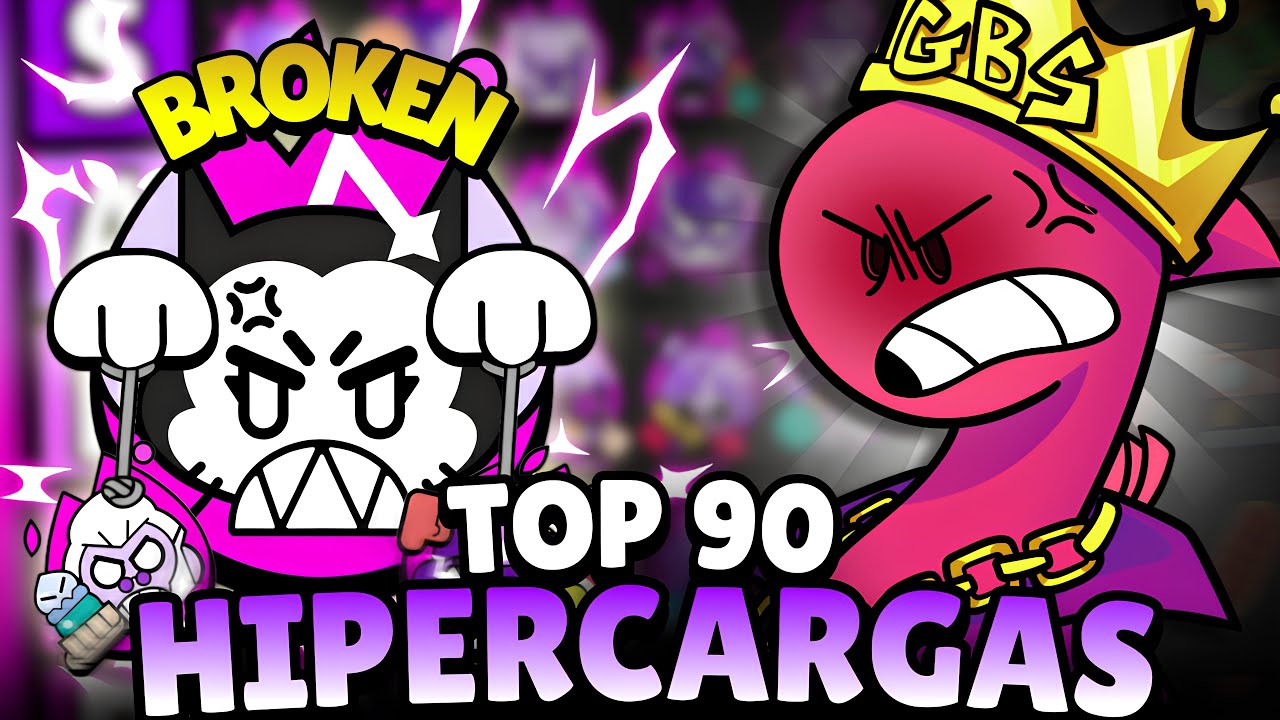 HIPER DO KIT QUEBRADA! TODAS AS HIPERCARGAS DE PIOR A MELHOR NO BRAWL STARS! #brawlstars