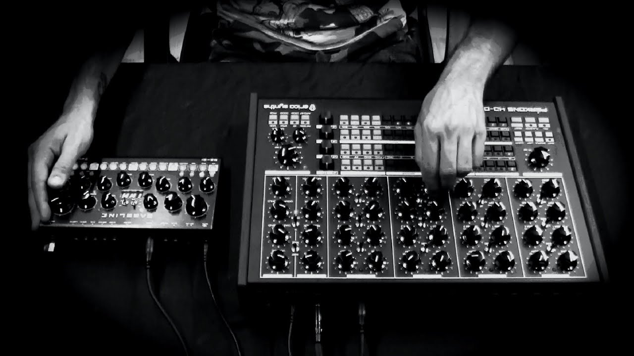 Erica Synths Perkons HD 01 + Bassline DB-01 - Demo / Jam (No Effects - No Talking)