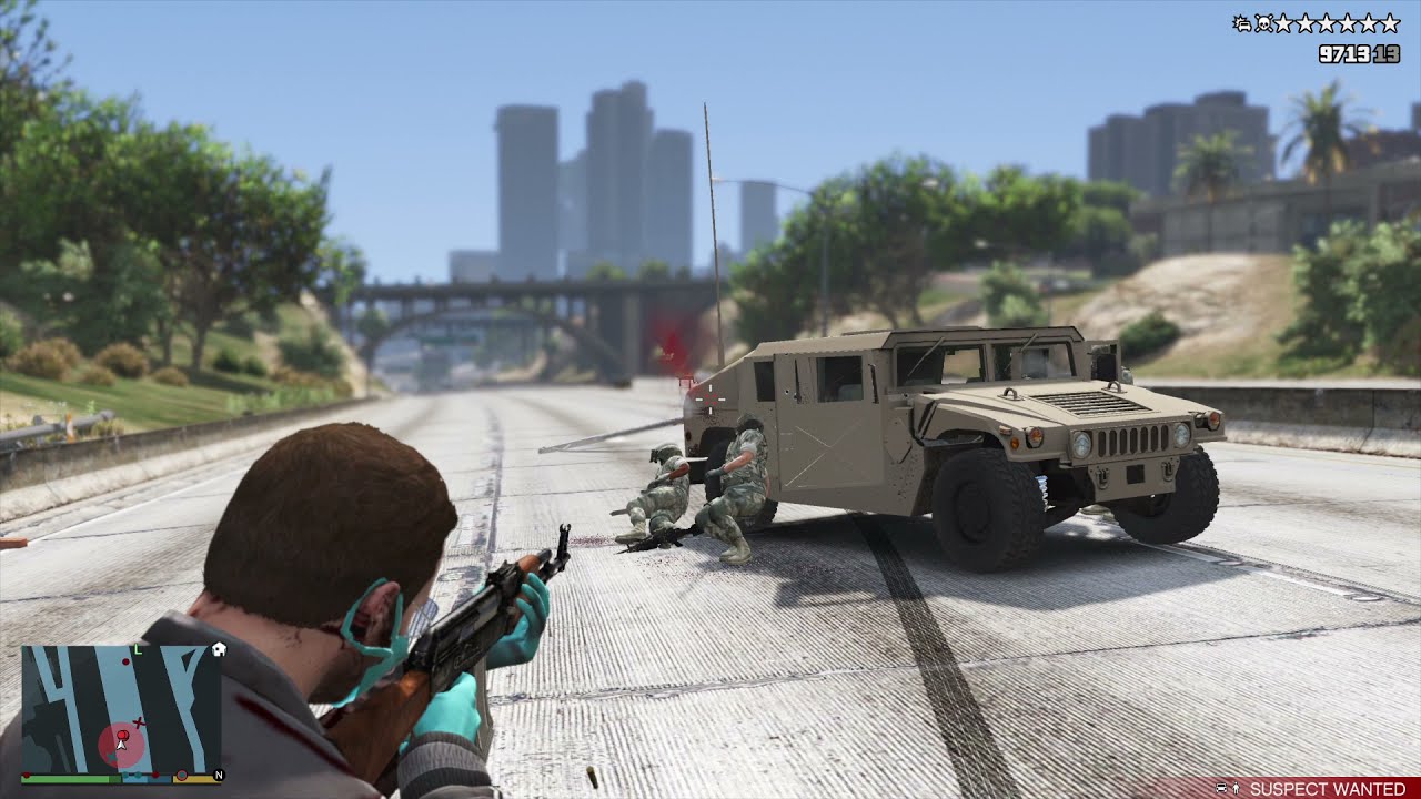 GTA 5 - Store Robbery + Six Star Escape [RDE Classic Version, 2021]