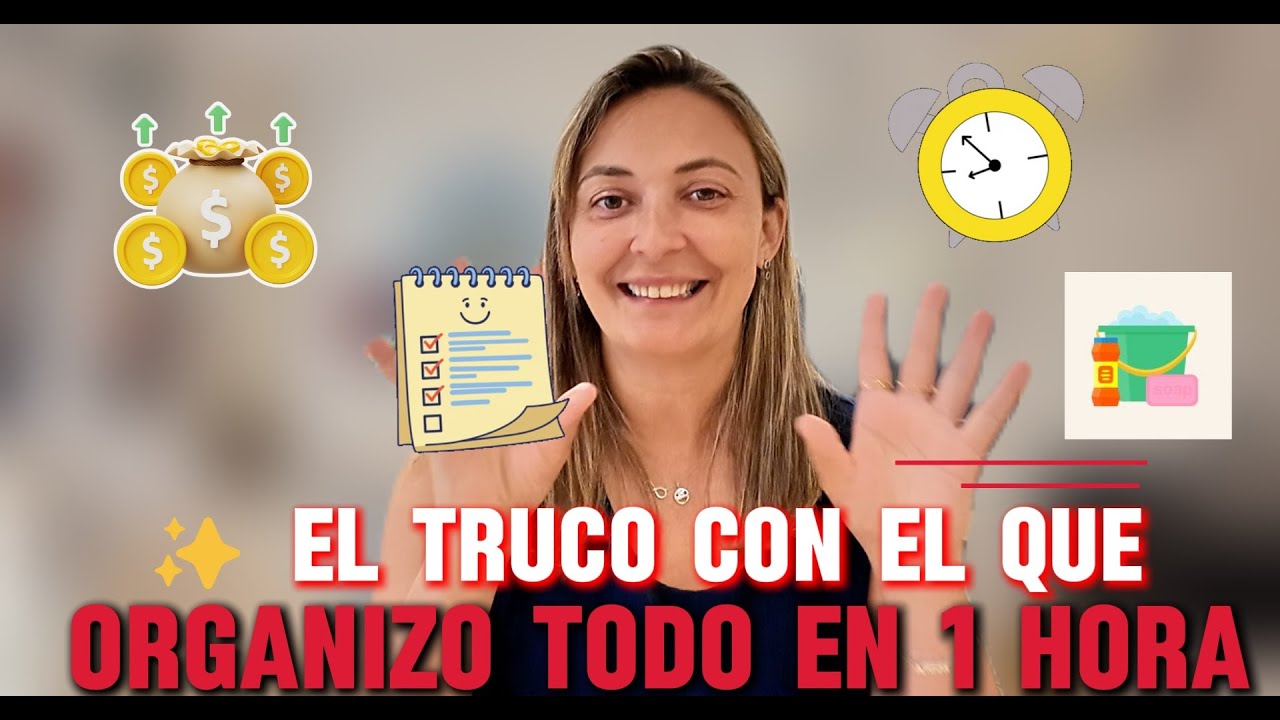 ✅ Así ORGANIZO TODO el MES en 1 HORA 🧼💶📅 | Mi Método Real para Casa, Compra, Dinero y Más