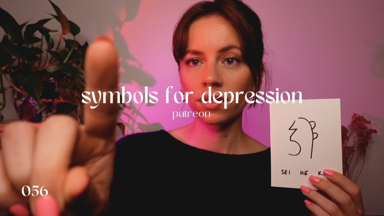 ASMR REIKI ♥︎ drawing symbols in your aura to soothe depression (deep energy cleanse)