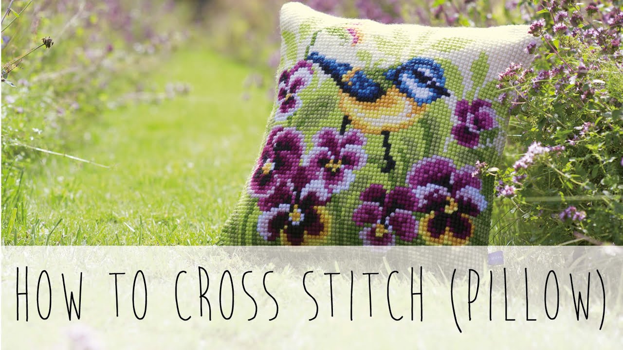 HOW TO CROSS STITCH (PILLOW) &bull; VERVACO