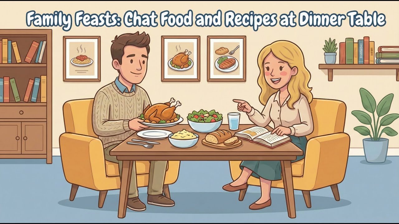 Speak English | Family Feasts: Chat Food and Recipes at Dinner Table | English Podcast