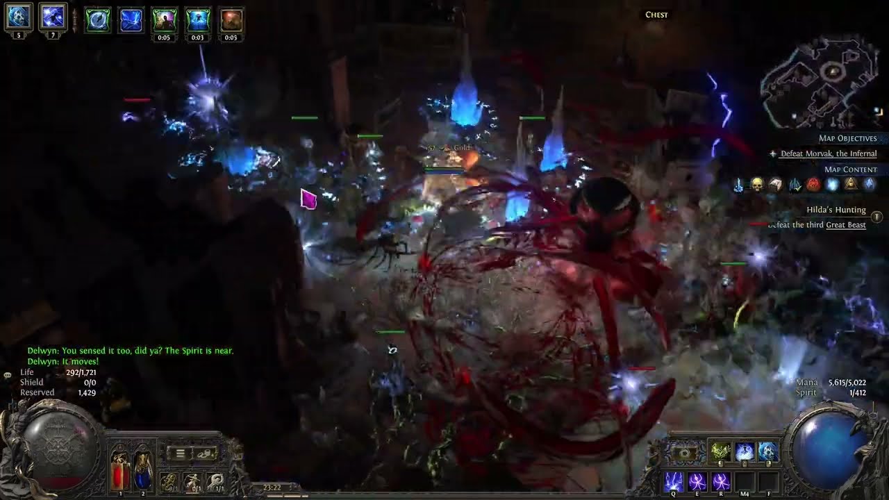 [POE2 0.5] Grim Pillars Totem Mana stack Infernalist Showcase