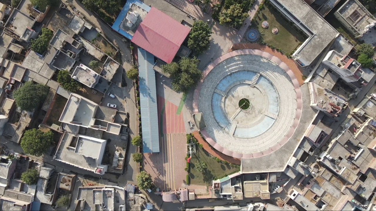 Drone camera से Shyam Baba Chulkana गांव के दर्शन | Shyam Baba Chulkana Samalkha Panipat Haryana