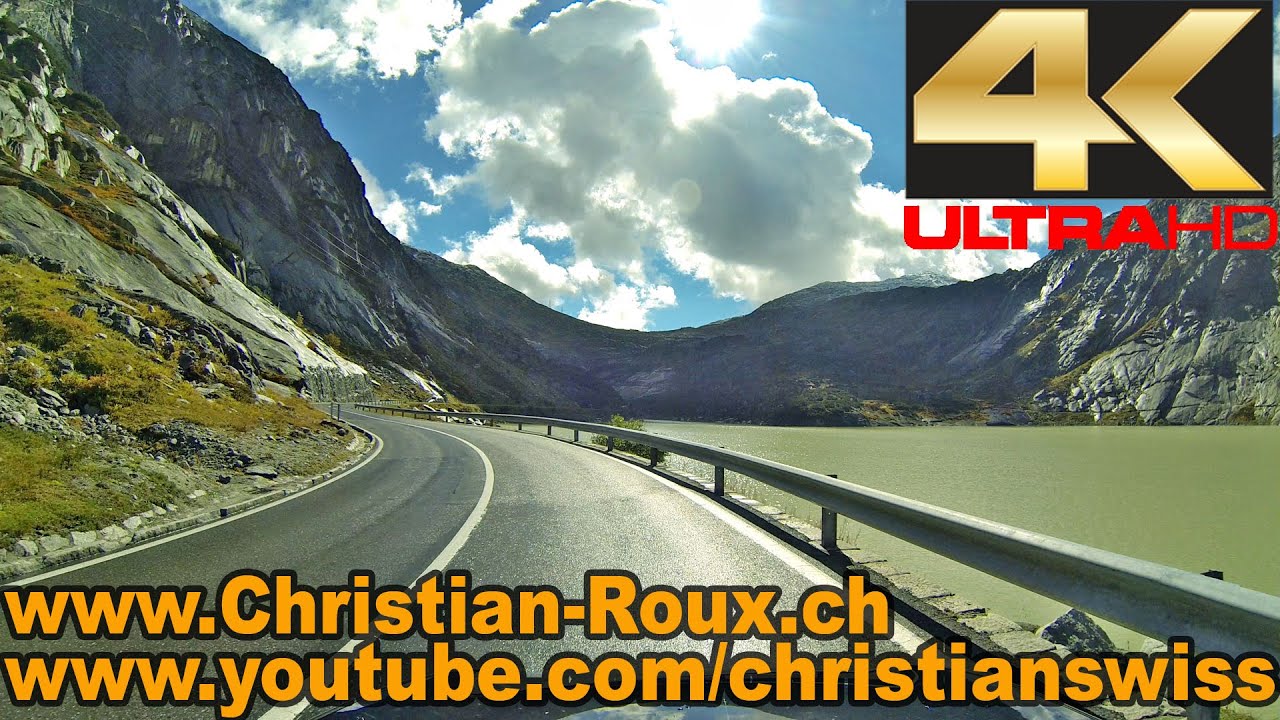 UHD - Switzerland 293 (Camera on board): Grimsel côté Nord aller-retour (Hero3)
