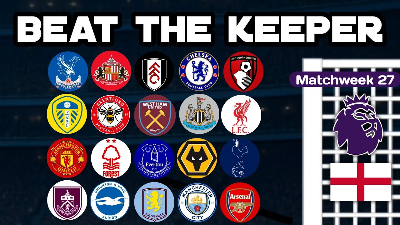 Beat the keeper - Premier League - Matchweek 27