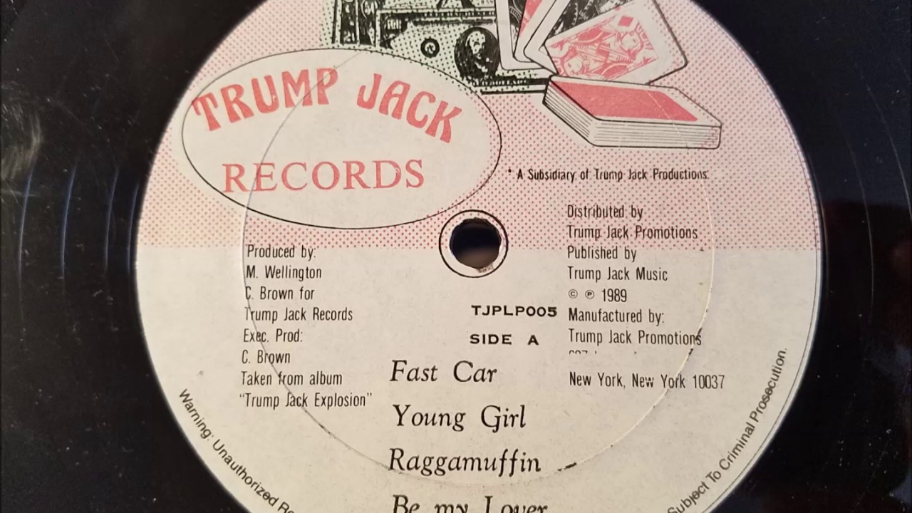 Chuck Turner - Raggamuffin - Trump Jack LP - 1989