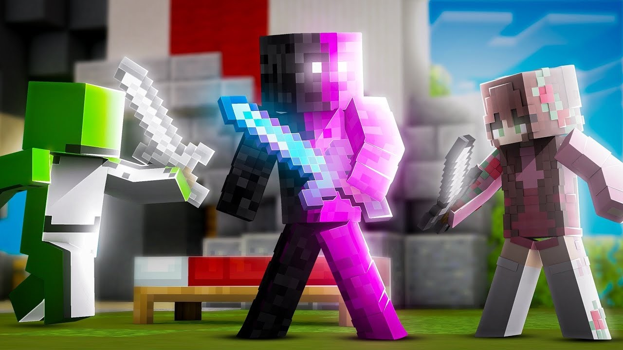 MInecraft Bedwar With Pro Players