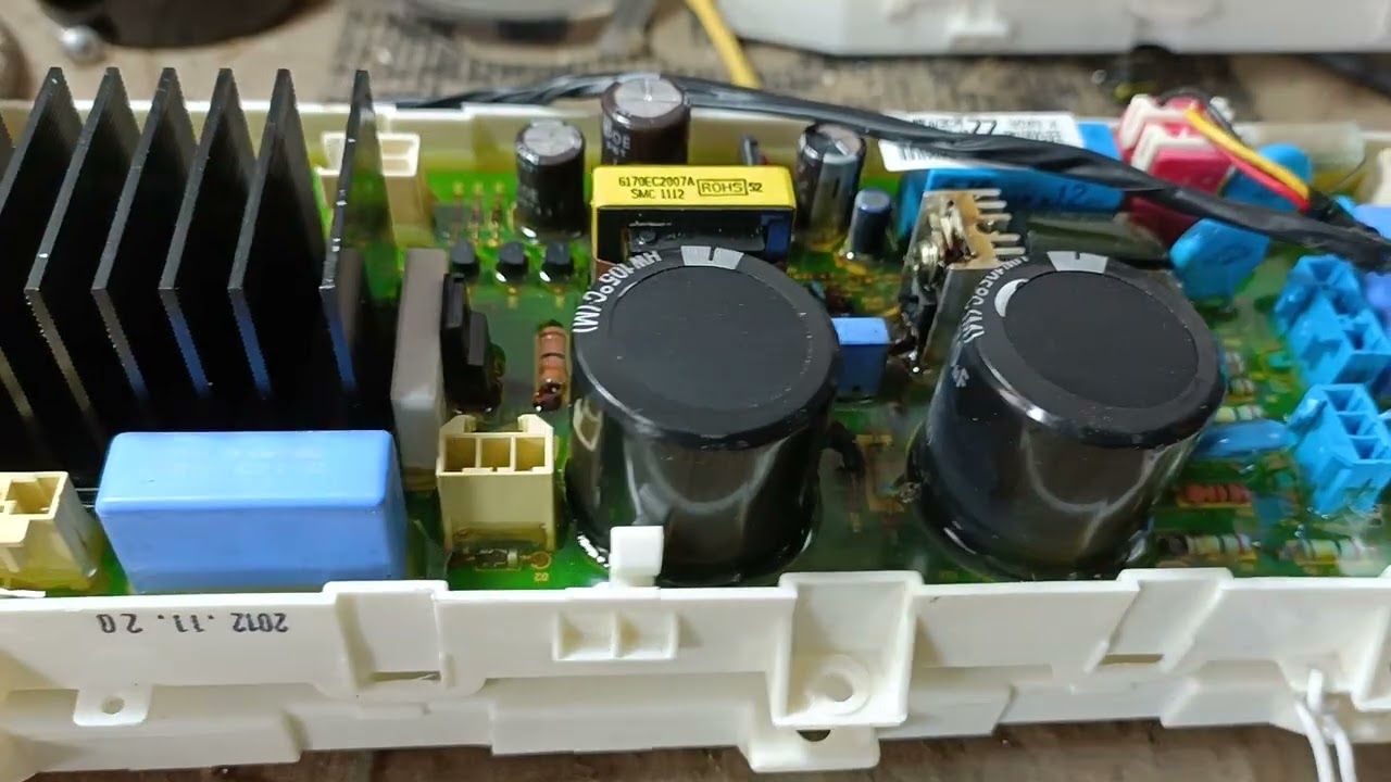 ตรวจเช็คซ่อมเครื่องซักผ้าLG inverter direct EP1