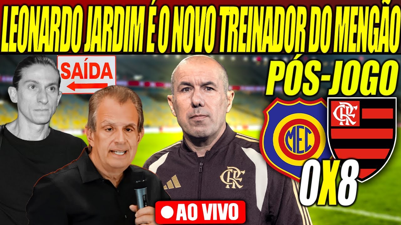 LEONARDO JARDIM &Eacute; O NOVO TREINADOR DO FLAMENGO!!